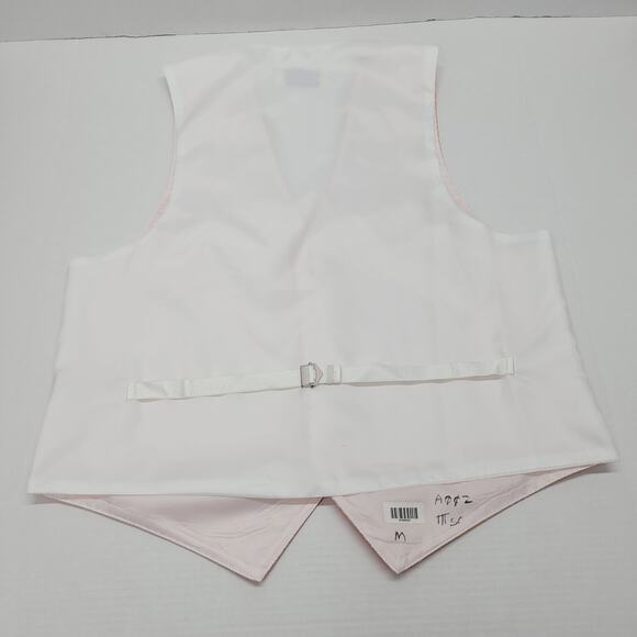 JEAN YAES PARIS Pour L Homme Medium Formal Wedding Tuxedo Prom Vest Orange - Picture 5 of 8